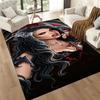 Gothic Style Floor Rug Office Rug Perfect for Dining Room Balcony Study room Living Rooms Anti-slip Rug Office home decor