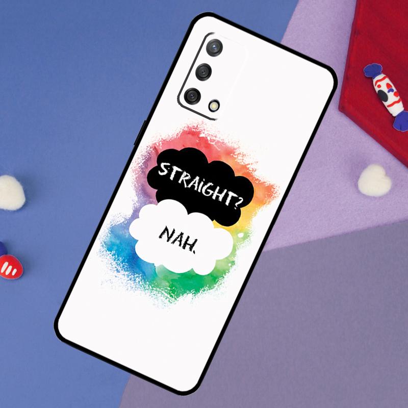 LGBT ПРАЙД ГЕЙ Чехол Для OPPO A96 A76 A16 A18 A58 A78 A98 A17 A77 A54 A57 S A74 A5 A9 A53 A52 A72 A15 A93