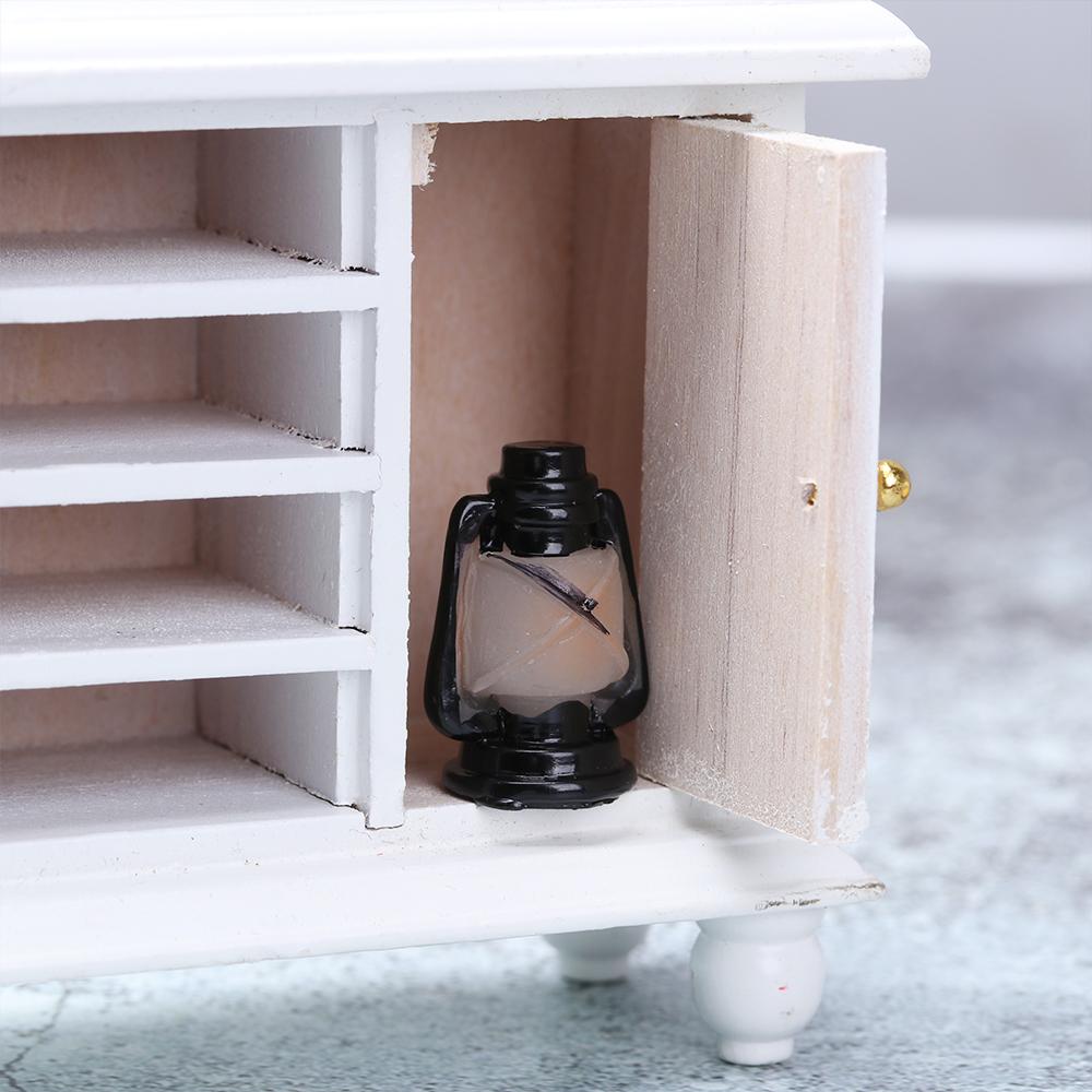 Ретро Кукольный домик Украшения Игрушка Домашний декор Мини Пианино Модель ТВ Мебель Фигурка Телефон