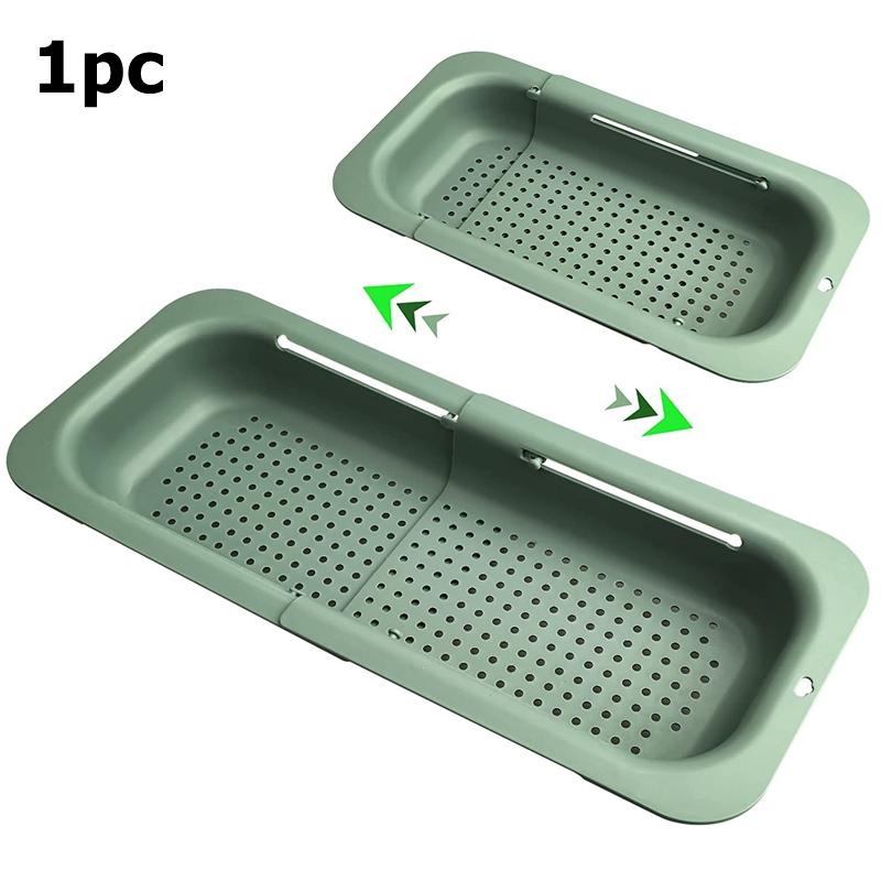 Home Colander Over the Sink Colander for Kitchen Sink Over the Sink Strainer Basket Vegetables Fruits Pasta Collapsible Colander6