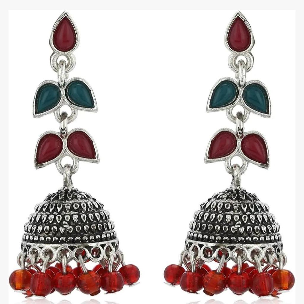 Серьги из латуни и серебра с оксидированием для женщин и девочек, стильная, модная эксклюзивная коллекция, 100% приятный для кожи продукт для сережек