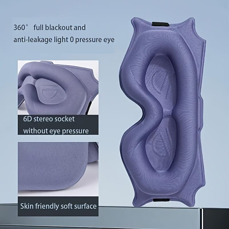 Максимально эффективная маска для сна - Регулируемая 3D-маска для глаз с контуром, Идеальная защита от света для непрерывного сна, для сменной работы, для дневного сна, Дышащая ночная маска для глаз,