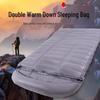 50% Duck Down Ultra-Light Double Sleeping Bag for All Seasons - Perfect for Outdoor Couples