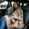 Уютный фланелевый плед на зимнюю тематику - Мягкий, легкий и прочный для дивана, кровати, путешествий и многого другого - Идеальный подарок для семьи