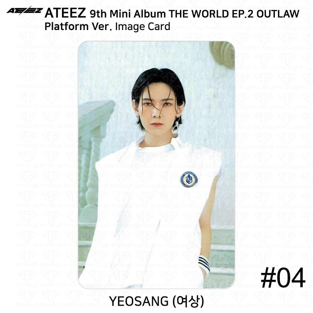 ATEEZ 9-й мини-альбом THE WORLD EP.2 OUTLAW Platform Ver QR Фотокарточка Изображение карты