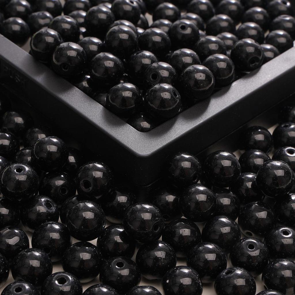 Бусины из имитации нефрита 6 мм, однотонные, для изготовления украшений своими руками