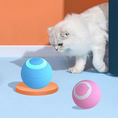 Умные игрушки для кошек Катящийся мяч Перезаряжаемые электрические интерактивные игрушки для дрессировки кошек Самодвижущиеся забавные игрушки для домашних животных Аксессуары для щенков