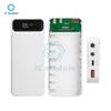 Корпус для Power Bank 8*18650 Аккумуляторы Съемный Без пайки Мобильный Чехол для Зарядки Power Case USB Type C DC Регулируемый 5-12В