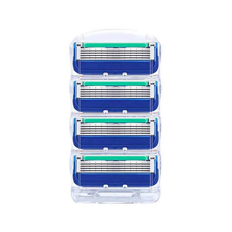 German Quality Men's Razor with Five Ultra-Thin, Anti-Scratch Blades