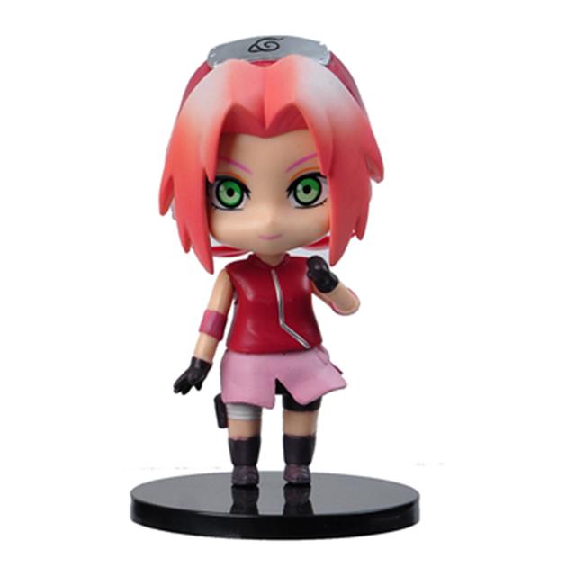 Фигурки Наруто Аниме Модель Узумаки Наруто Хьюга Хината Сакура Итачи Джирая Гаара Q Версия ПВХ Милая Кукла Дети Подарочные Игрушки