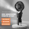 Portable Water Mist Fan USB Charging Handheld Mini Quiet Air Cooling Fan 4 Speed Humidification Spray Fan For Home Offices Dorm