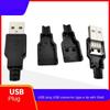 Пластиковый штекер USB-разъема типа A с крышкой USB-разъем типа A USB-штекер