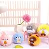 Cute Fluffy Cat Rabbit Plush Toy Stress Relief Hamster Raccoon Lili Cat Pendant Doll Wholesale Female