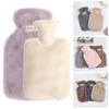 Removable Washable Hand Warmer Hot Water Bottle Stress Pain Relief Relaxing Heat Water filling bag