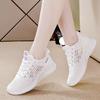 Flying Woven Women's Shoes 2026 Spring New Casual Shoes Soft Sole Lightweight Running Shoes Travel Shoes Breathable Sports Comfortable Shoes
