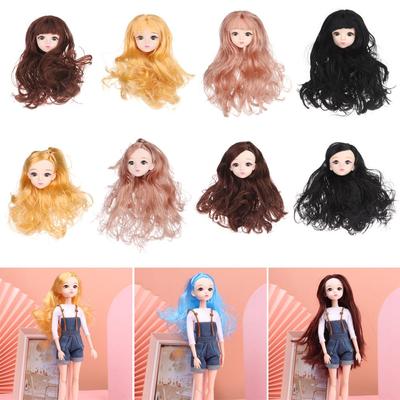 Игрушки Многоцветные прически Голова куклы 30 кукол Шарнир Древние аксессуары для кукол DIY Головной убор