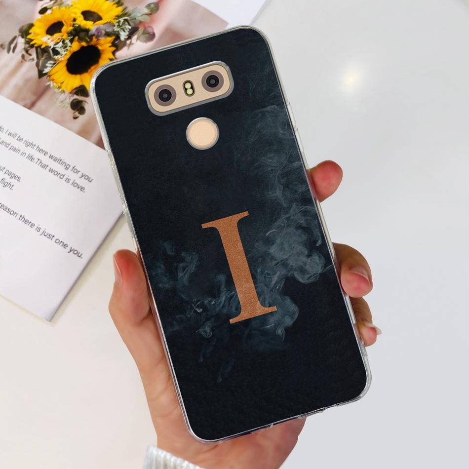 Чехол для телефона LG G6 Plus LG G6+ G 6 G6plus G600L G600K G600S H870 H871 Модный Чехол с Буквами Мягкий Силикон Прозрачный ТПУ Тонкая Задняя Крышка
