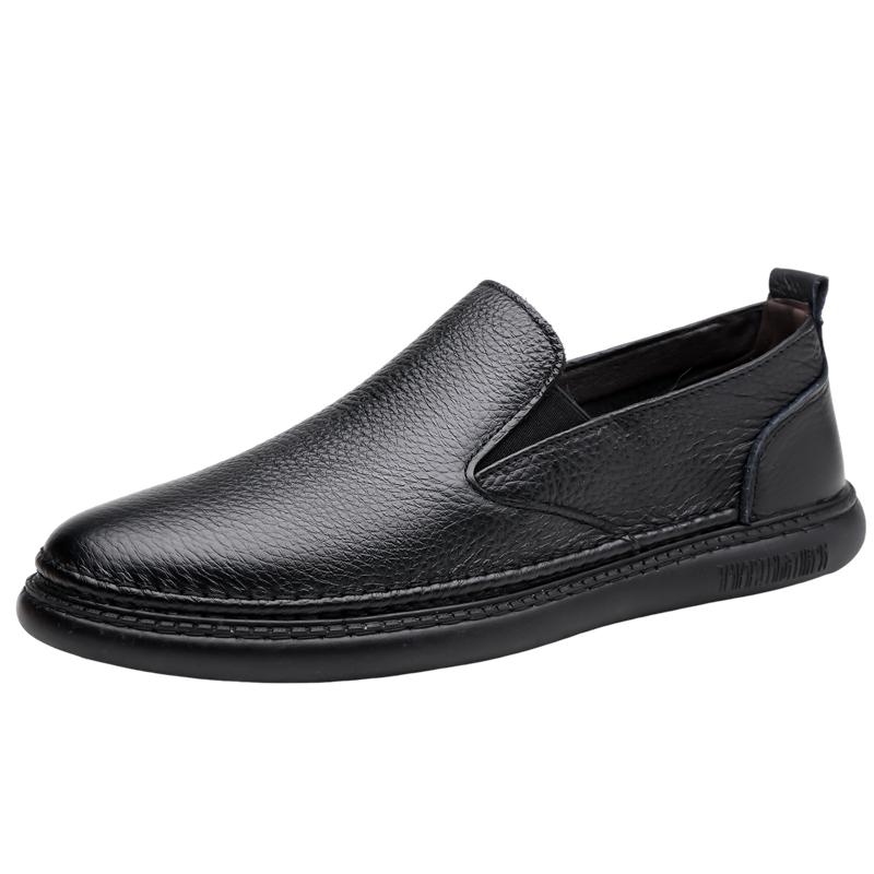 Модные весенне-осенние лидеры продаж мужские лоферы для通勤 и на каждый день, мужские туфли на плоской подошве для вождения, удобная рабочая обувь на мягкой подошве
