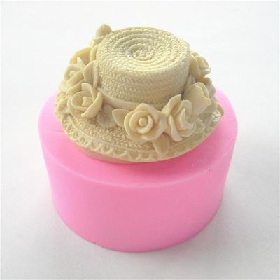 Силиконовая форма в форме шляпы, украшение для торта, сахарная резинка, инструмент для пасты, 3D форма для шоколадной свечи, мыла, мусса