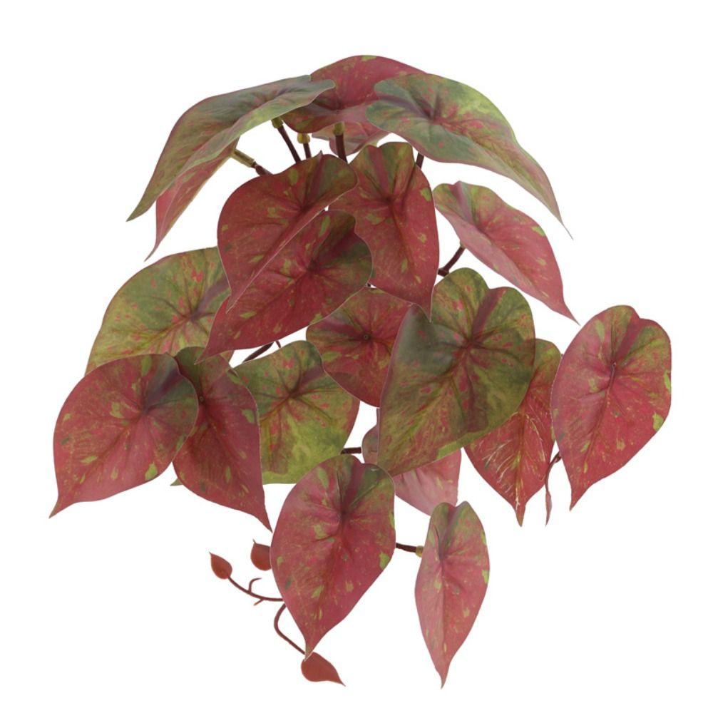 Тропические растения Зеленые растения в горшках Большая шелковая черепаха спина Бамбуковые листья Декор для свадебной вечеринки