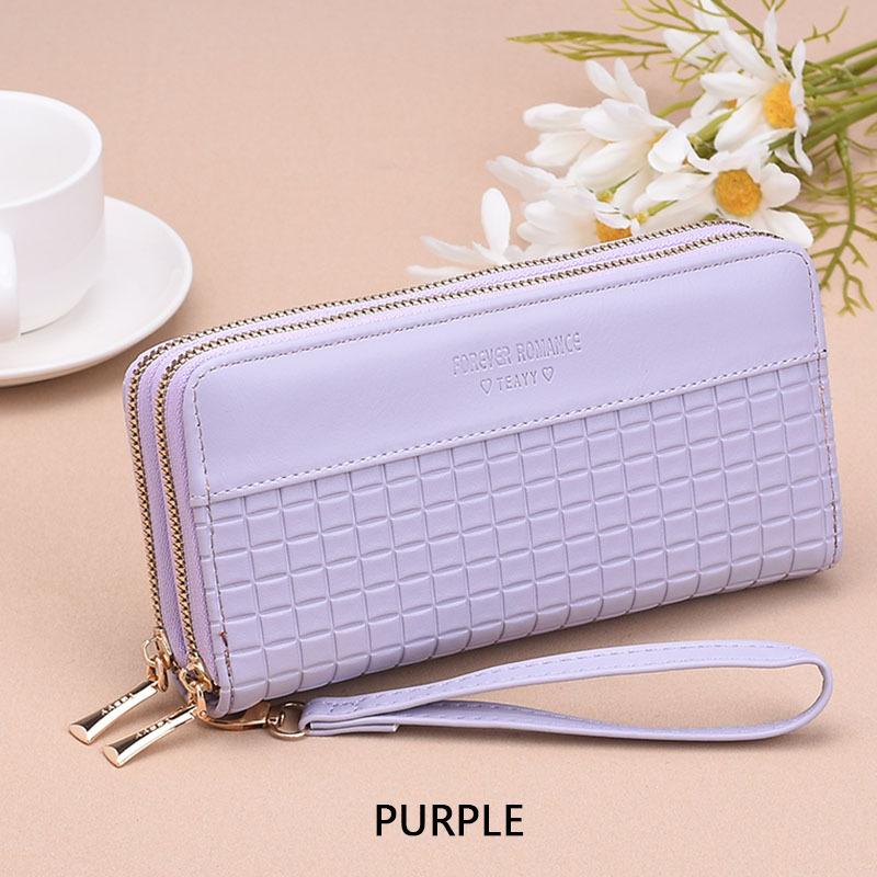 Длинный кошелек женский высококачественный модный кошелек большой емкости изысканный мягкий кошелек клатч женский