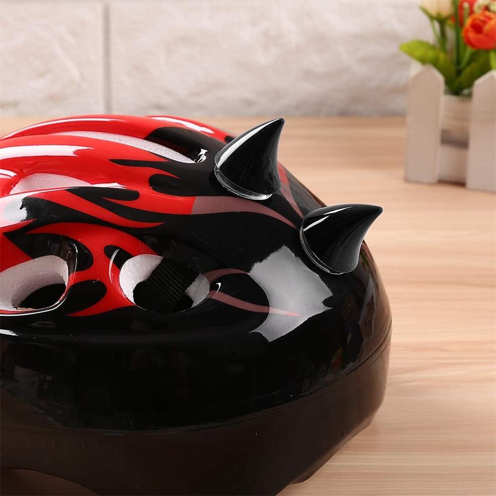 2Pcs Motorcycle Helmet Devil Horn with Rubber Suction Cups Helmet Decoration