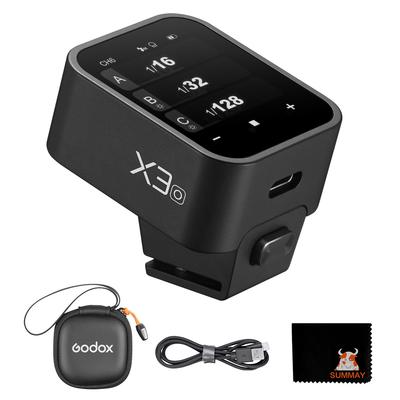 Godox X3 O Беспроводной вспышка с сенсорным экраном Руководство TTL Автоматическое измерение Синхронизация на высоких скоростях Литиевая вспышка Студийный свет Беспроводной триггер Поддержка быстрой зарядки