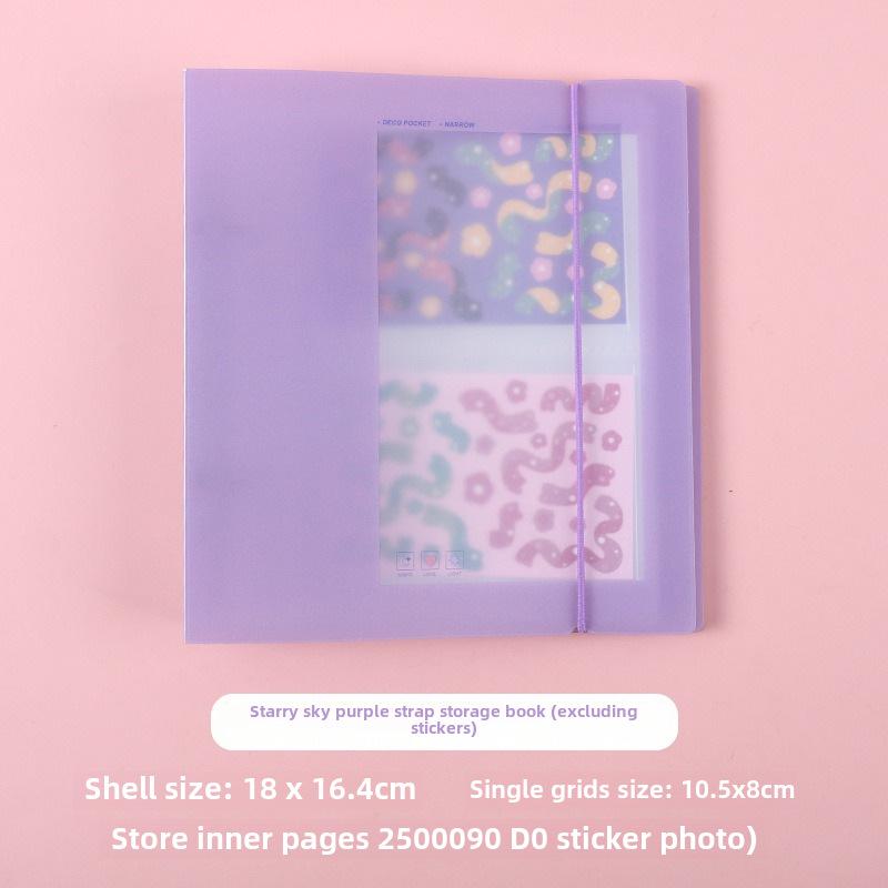 Фотоальбом большого размера формата А6 с карманами для фотографий, наклеек, карточек, заметок и иллюстраций, 40 страниц