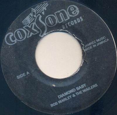 7-дюймовая пластинка BOB MARLEY & THE WAILERS - Diamond Baby NONE Coxsone Records Ямайка Регги, Ска и Даб Б/У