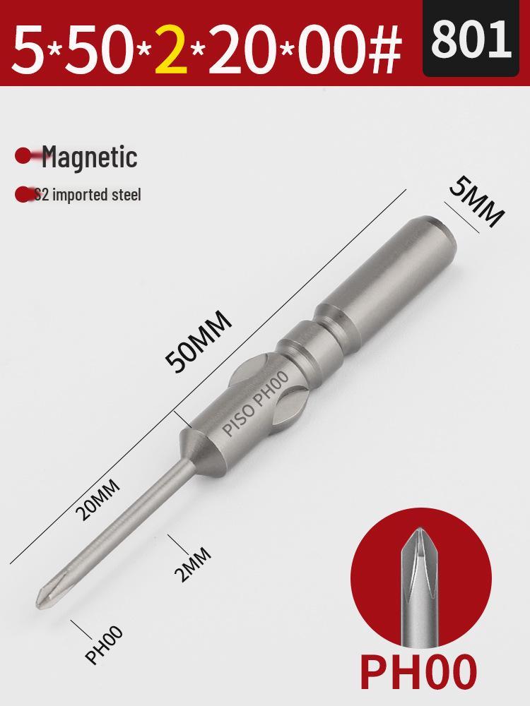 Импортные биты для магнитной электрической отвертки из стали S2 5 мм (801/800), Набор из 101 предмета