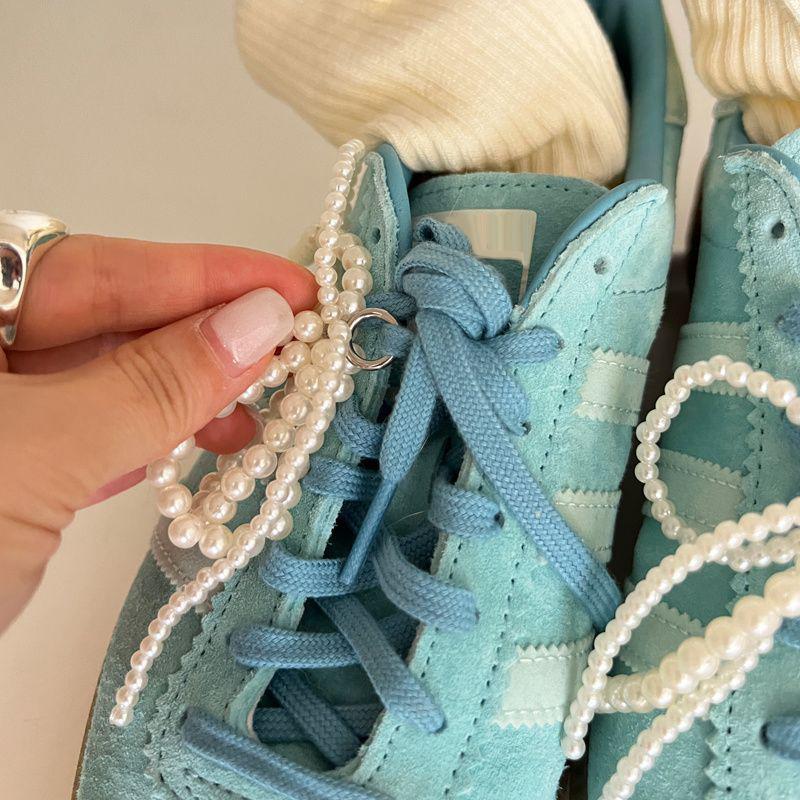 1 шт., зажим для обуви ручной работы, двухслойная жемчужная бусина, бант, подвеска, пряжка для обуви, украшение, сумка, кулон, аксессуары