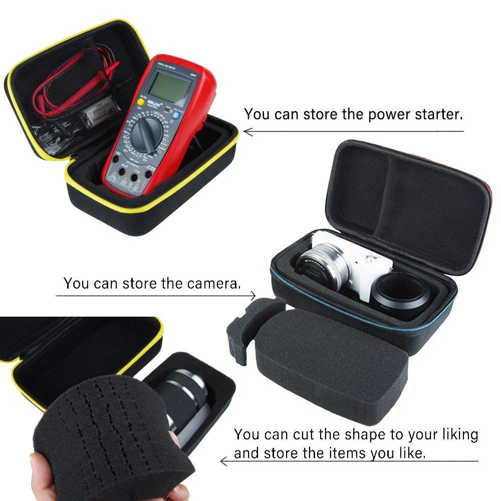 Empty Hard EVA Storage Box for Baseus 20000mAh Jump Starter Power Bank 2000A 12V Portable Car Battery Booster carTravel Case Bag