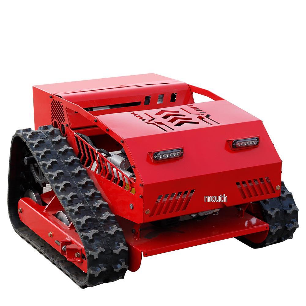 Remote Control Crawler Lawn Mower for Slope Weeding and Mountain Land Reclamation