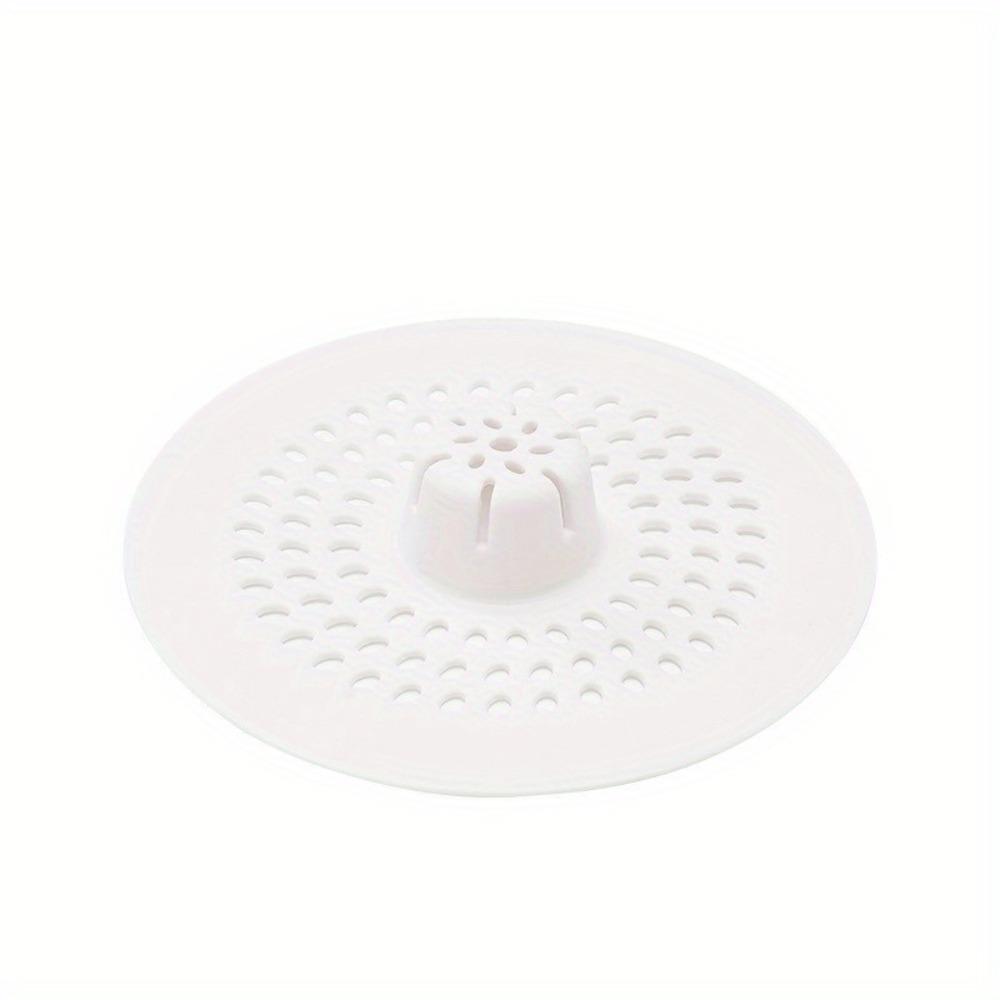 1 шт. Силиконовое ситечко для слива, уловитель волос с дренажными отверстиями, идеально подходит для ванной комнаты или кухни, уловитель волос для душевого слива