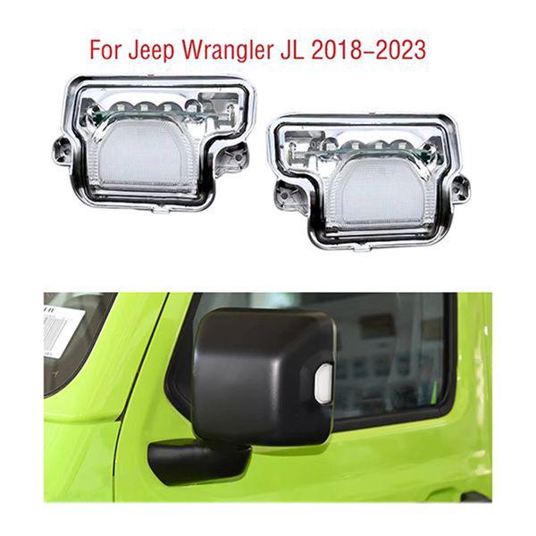 Jeep Wrangler JL Rearview Mirror Turn Signals (2018-2023), 1 Pair