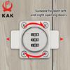 KAK 3 Digit Security Cabinet Password Locks Non-Punch Keyless Door Lock Latch Combination Code Child Safety Lock Anti-theft 4