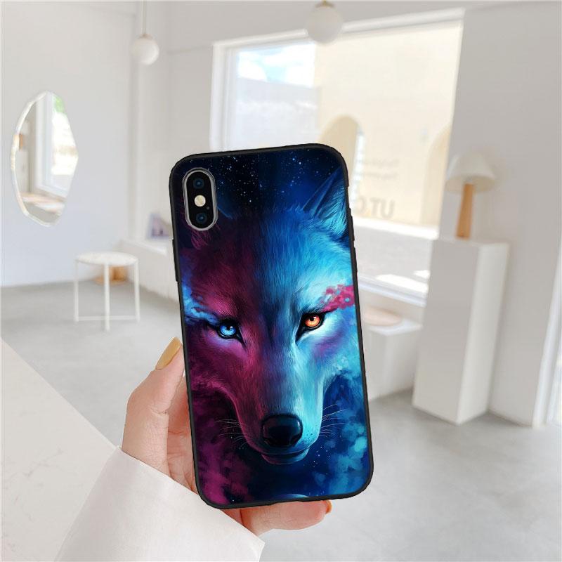 LO7 Animal Wolf Soft Shell Phone Case for Samsung Galaxy Note 10 20 S23 S24 S25 Ultra FE Plus Edge Lite A02S A35 A07 A17