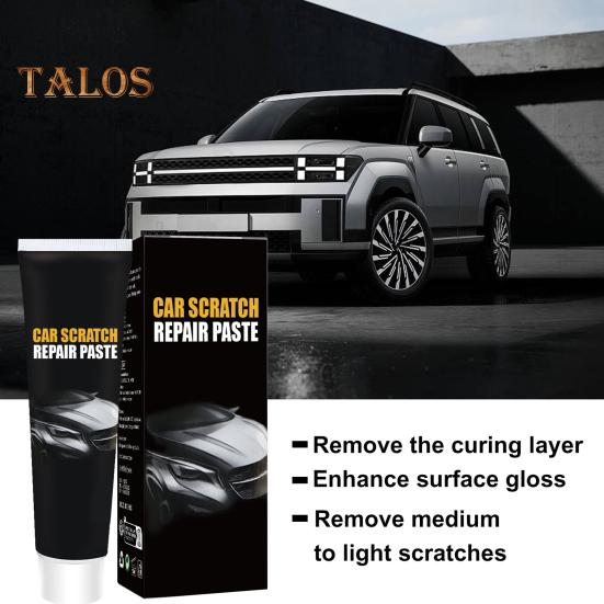 Крем для ремонта царапин на автомобиле 120 мл, полировальный воск для ремонта царапин на автомобильной краске, средство для глубокого заполнения царапин на транспортных средствах, набор для удаления царапин на автомобиле с губкой и