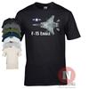 Camiseta F-15 EAGLE De Caza Estadounidense Avión De Guerra USAF