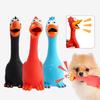Squeaky Dog Rubber Toys Dog Latex Chew Toy Chicken Animal Bite Resistant Puppy Sound Toy Dog Supplies For Small Medium Large Dog