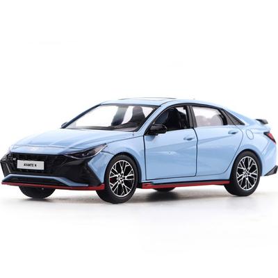 Hyundai Motor Avante N Литая модель, Синий/Красный/Серый,  Корейская игрушка