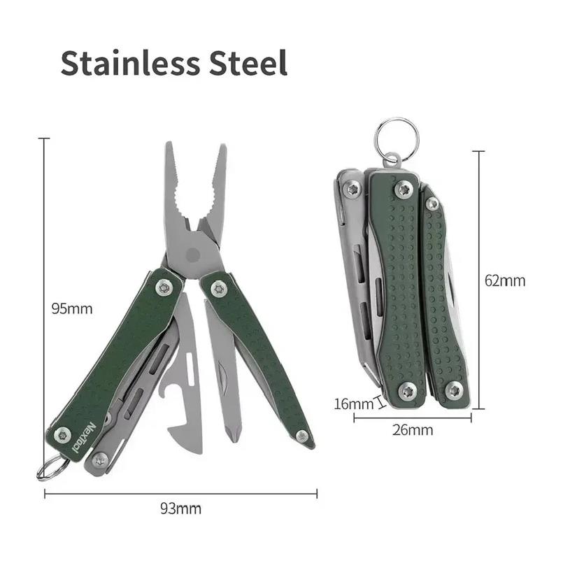 NexTool Mini Flagship 10in1 Multifunction Folding EDC Scissors Screwdriver Pliers Bottle Opener Mobile Phone Repair Outdoor Tool 1