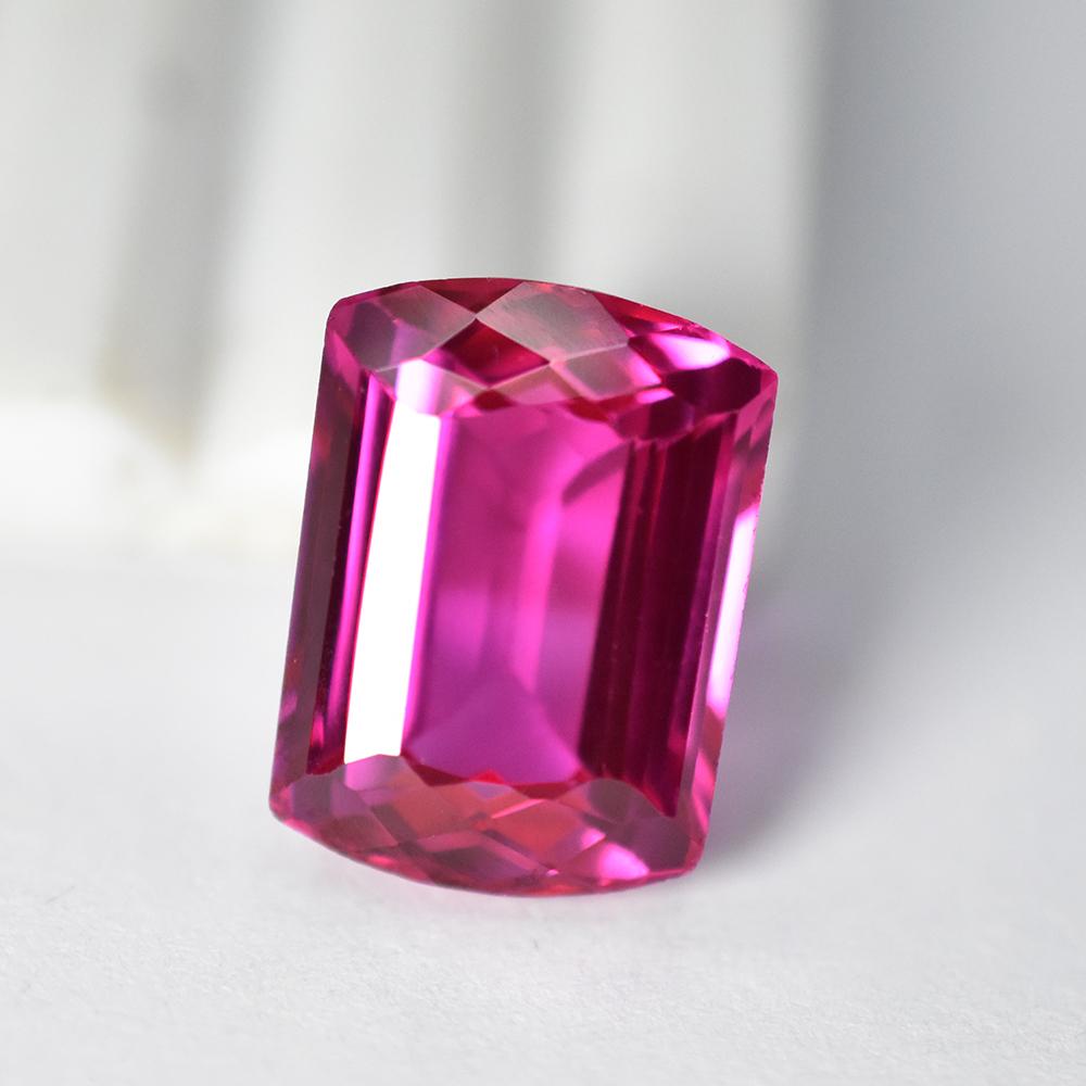 Natural Pink Sapphire Loose Gemstone 15 ct Fancy Cut for Mother'S Day September Birthday Birthstone