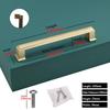 Modern Door Knobs and Handles For Interior Doors Golden Furniture Cabinets Drawers Solid Kitchen Cupboard Handles Pull