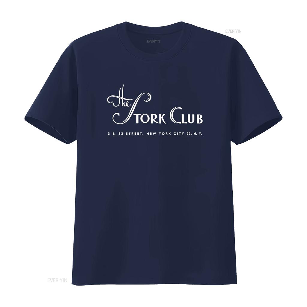 The Stork Club Vintage New York Retro Design Fashionable T Shirt vintage Washed homme Slightly Soft Stylish Breathable Casual