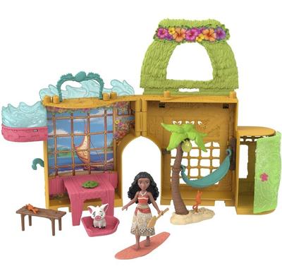Кукольный домик Mattel Disney Princess Storytime Stackers Хижина Ваяны Набор