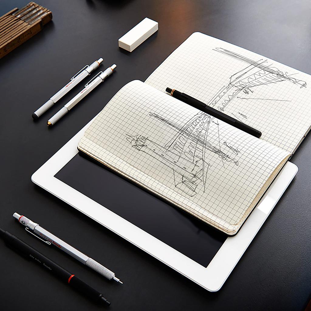 Rotring ROTRING800 черный механический карандаш вращающегося стука типа 1904447 подлинный импортный продукт 0,5 мм