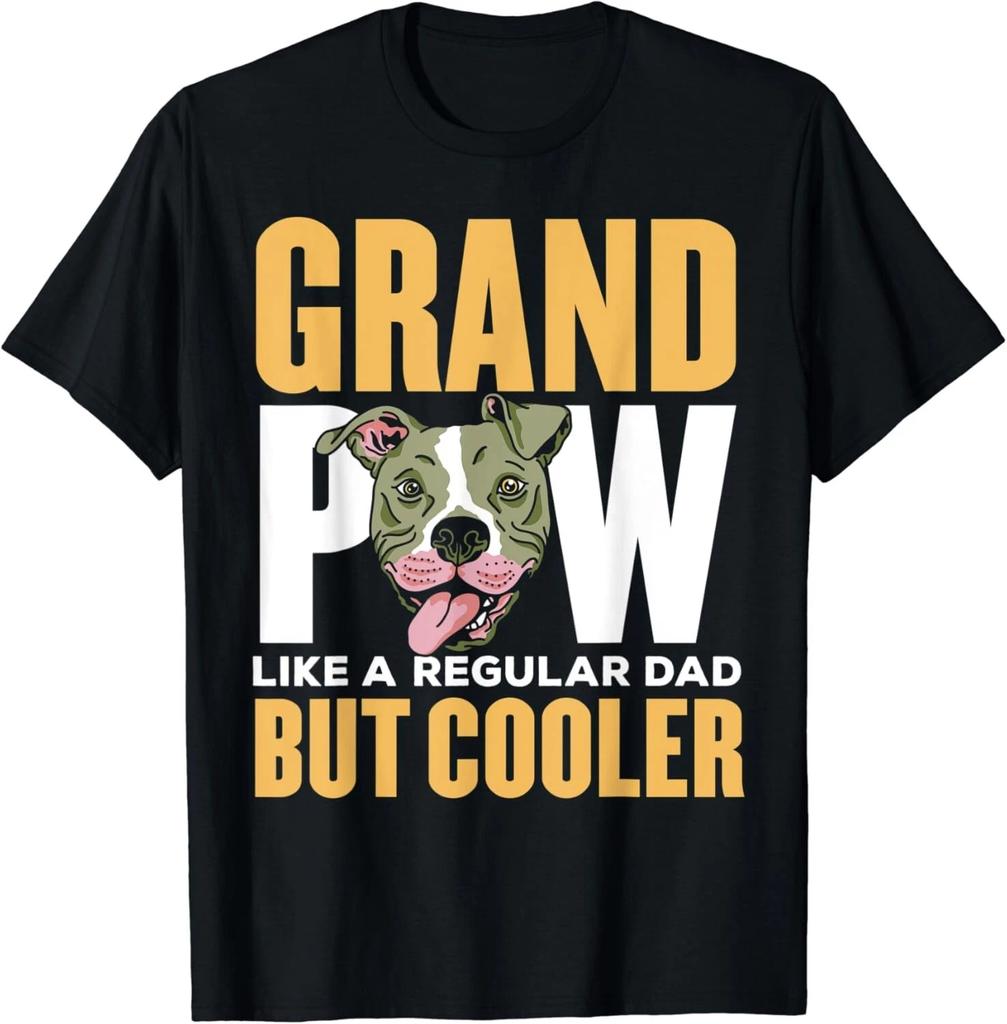 Grand paw like a regular dad but cooler pitbull dog Gift Unisex T-Shirt