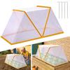 Garden Row Plant Protector Foldable Raised Garden Beds Plant Nursery Cover with