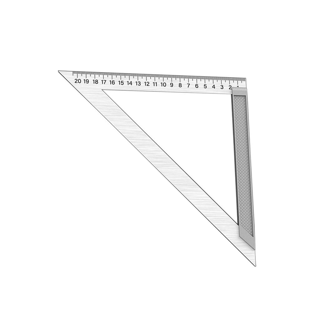 Треугольная линейка из нержавеющей стали 150 мм/200 мм/300 мм, измерительный инструмент, транспортиры для инженеров, архитекторов, студентов, энтузиастов